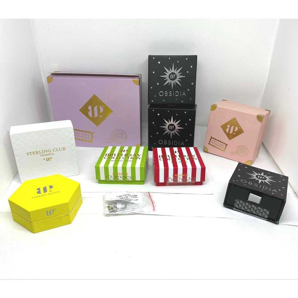 BOMB PARTY 10-Pc Reseller Collector Lot Obsidia Jewel Candy Vermeil August July